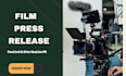 publish film press release, PR distribution, article submission