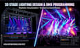 design stage layout lighting plot dmx programming and complete event stage setup
