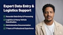 provide professional data entry and logistics support services