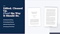 do developmental editing, proofreading, cleanup, fix microsoft word document