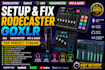 setup and fix rodecaster, goxlr obs voicemeeter mic and audio