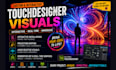 create custom touchdesign and touchdesigner interactive visual experience