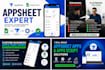build appsheet apps inventory, CRM, and workflow automation apps, survey apps