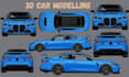 design 3d car modelling rendering automotive design blender stl