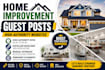 build SEO backlinks through home improvement guest posting