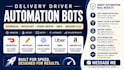 develop doordash, instacart, spark driver, uber and amazon flex automation