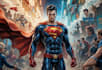 create epic superhero comic art illustration