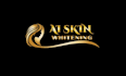 design creative beautiful skin whitening logo