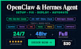 setup fix openclaw hermes ai agent n8n obsidian multi agent vps mac mini