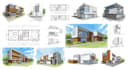 draw digital architectural sketches and illustrations