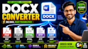 convert docx to PDF, txt, HTML, rtf and odt professionally