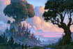 fantasy concept landscape illustrations