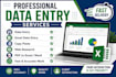 fast and reliable data entry service