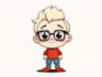 draw a cartoon character