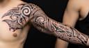draw handcrafted tribal tattoo designs