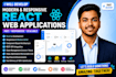 build responsive react js website, dashboard and frontend UI