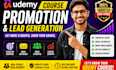do udemy course promotion udemy lead generation udemy student enrollment