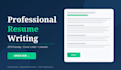 write a professional resume and cover letter