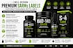 design premium sarms  labels, supplement packaging, and bottle lables