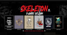 design retro skull t shirt skeleton logo