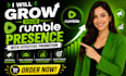grow your rumble video with effective promotion