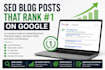 write SEO optimized blog posts and articles using ai tools