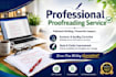 professionally correct grammar and spelling errors