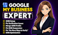 setup, do google business profile verification and reinstate gmb