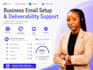 setup business email and fix deliverability issues