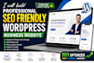 build an SEO optimized business website in wordpress