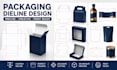 create packaging dieline, box dieline, print ready packaging