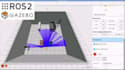 create ros2 gazebo robot simulation, slam and moveit projects
