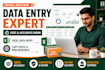 data entry in excel