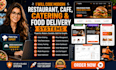 code modern restaurant, cafe, catering , and food delivery system