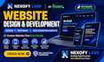 build a website as a full stack and front end developer