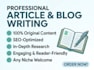 write articles and blogs