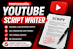 write engaging youtube scripts for faceless channels