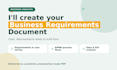 write a professional brd, frd and user stories for your software