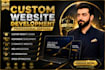 full stack ai custom website, business website, saas web application