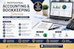 do bookkeeping, accounting, and bank reconciliation