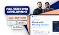 develop your saas web app or CRM on react, next js or bubble