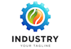 make a powerful logo for construction and industrial