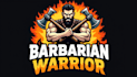 design outstanding barbarian warrior mascot logo for you