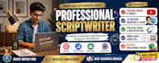 write engaging youtube scripts and viral short form video scripts