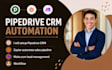 setup pipedrive CRM zapier automation sales pipeline lead make com workflows