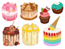 create high quality custom food illustrations