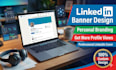 design a professional linkedin banner for personal branding