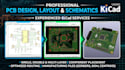 design pcb, layout and circuit schematics with kicad
