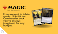 create a fun commander deck based on your ideas