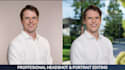 do business headshot and portrait retouch
